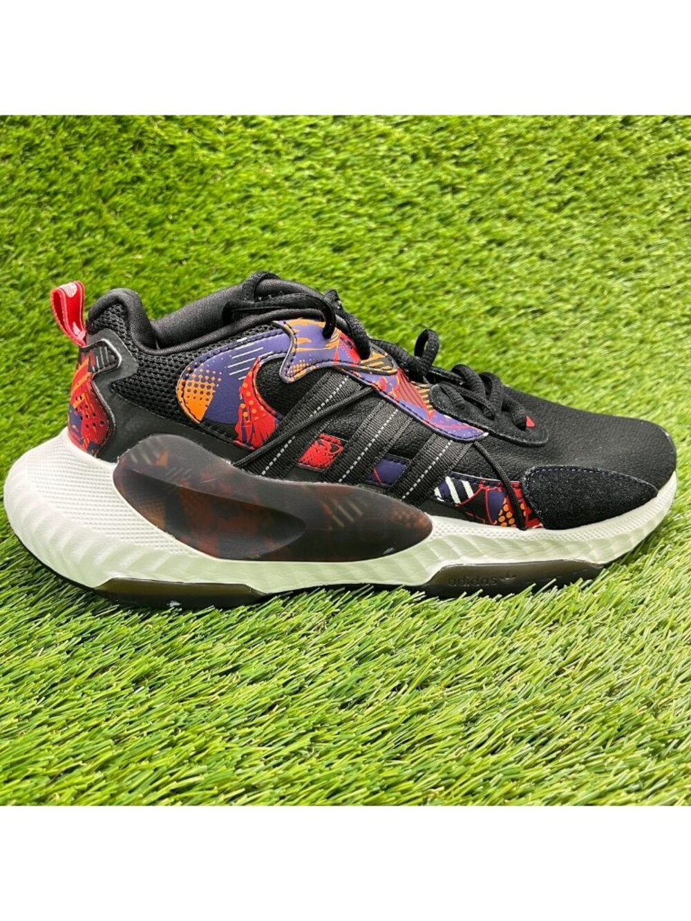 Adidas Hi-Tail Chinese New Year Mens Size 7 Black Purple Running Shoes Sneakers